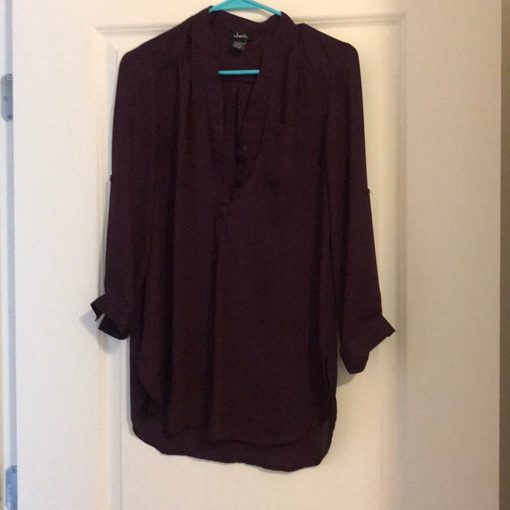 Justify purple dress shirt
